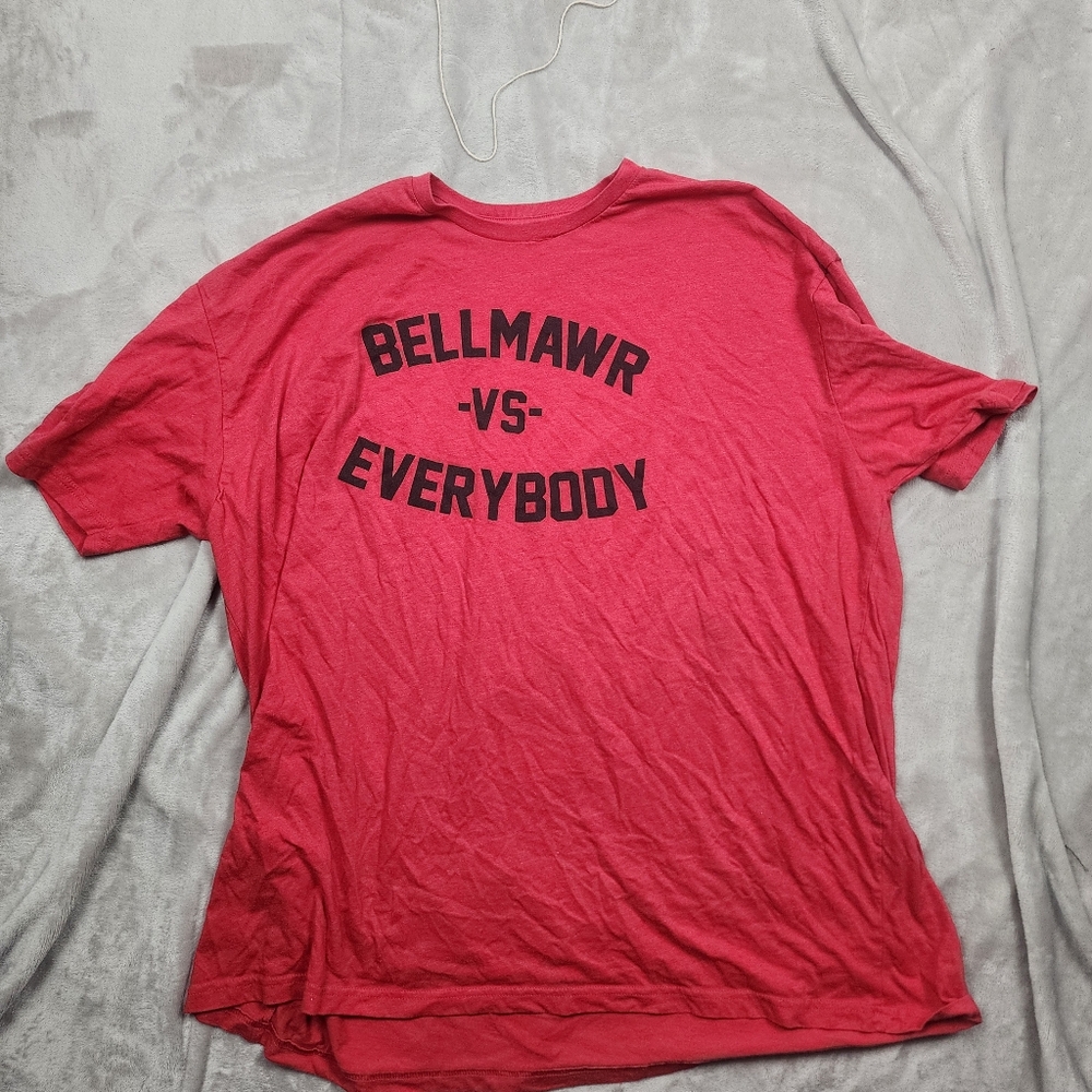 Bellmawr Vs Everybody red Tshirt 4XL?